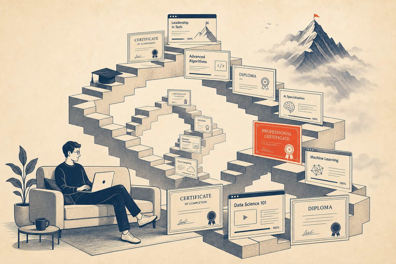 La ilusión de la competencia en la formación online